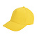 Бейсболка STANDARD, 5 клиньев, металлическая застежка