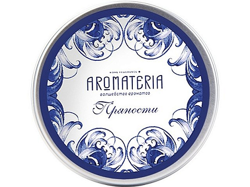 Набор: платок «Гжель» и свеча «Птица счастья»